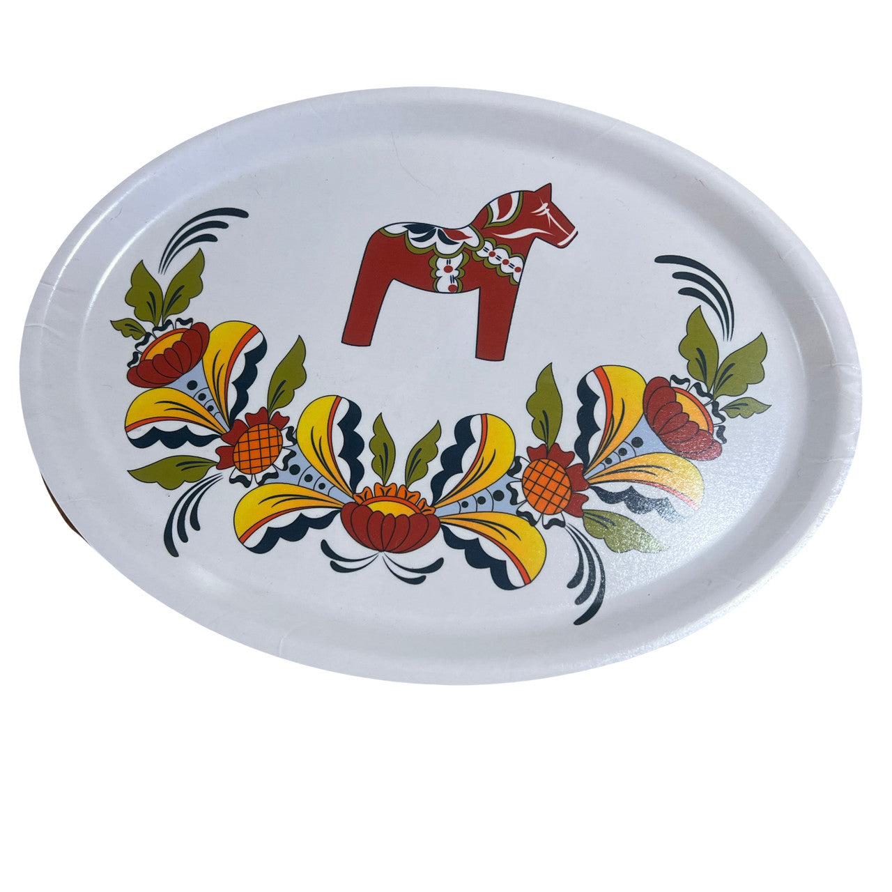 Kurbits Dalahorse Oval Birch Serving Tray