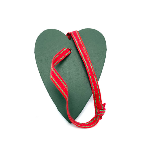 God Jul Danish Woven Heart Ornament