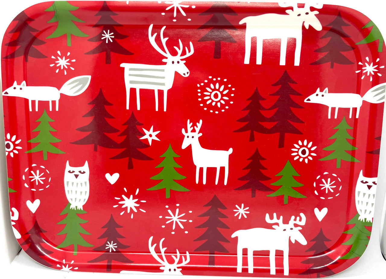 Christmas Forest Birch Serving Tray