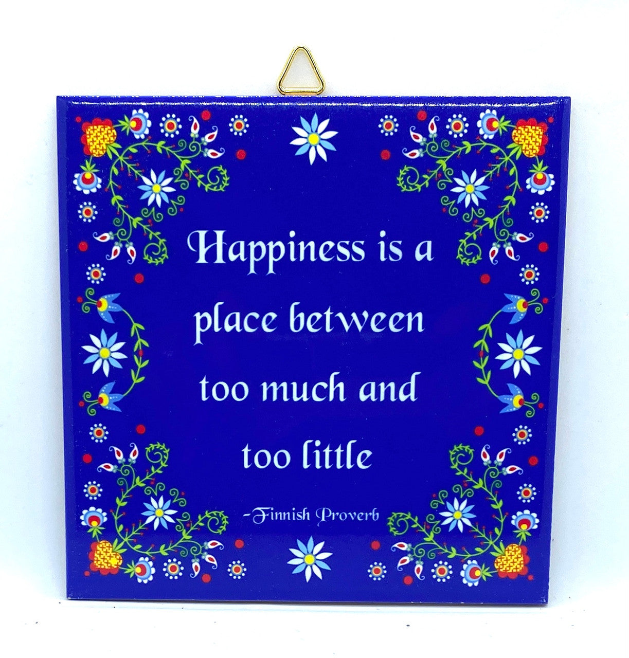 Finnish Proverb Tile Trivet
