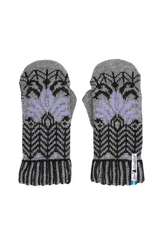 Fager Iris Wool Mittens (Medium)