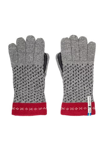 Skaftö Grå Wool Gloves (Large)