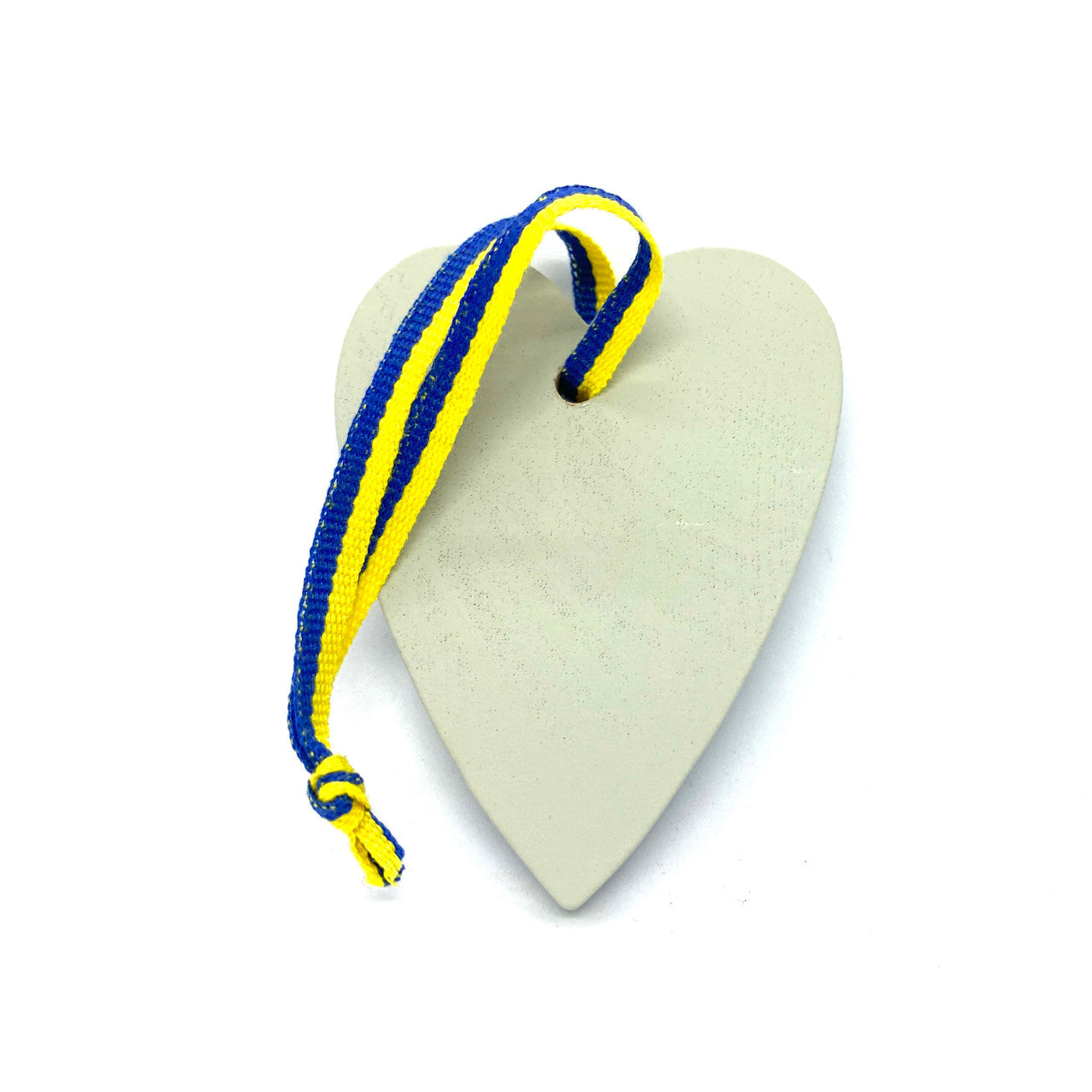 Sweden Flag Heart Wood Ornament