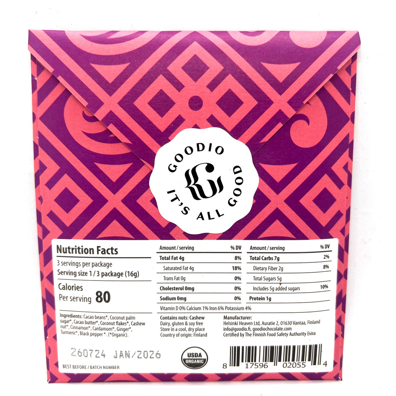 Goodio Chocolate "Chai"