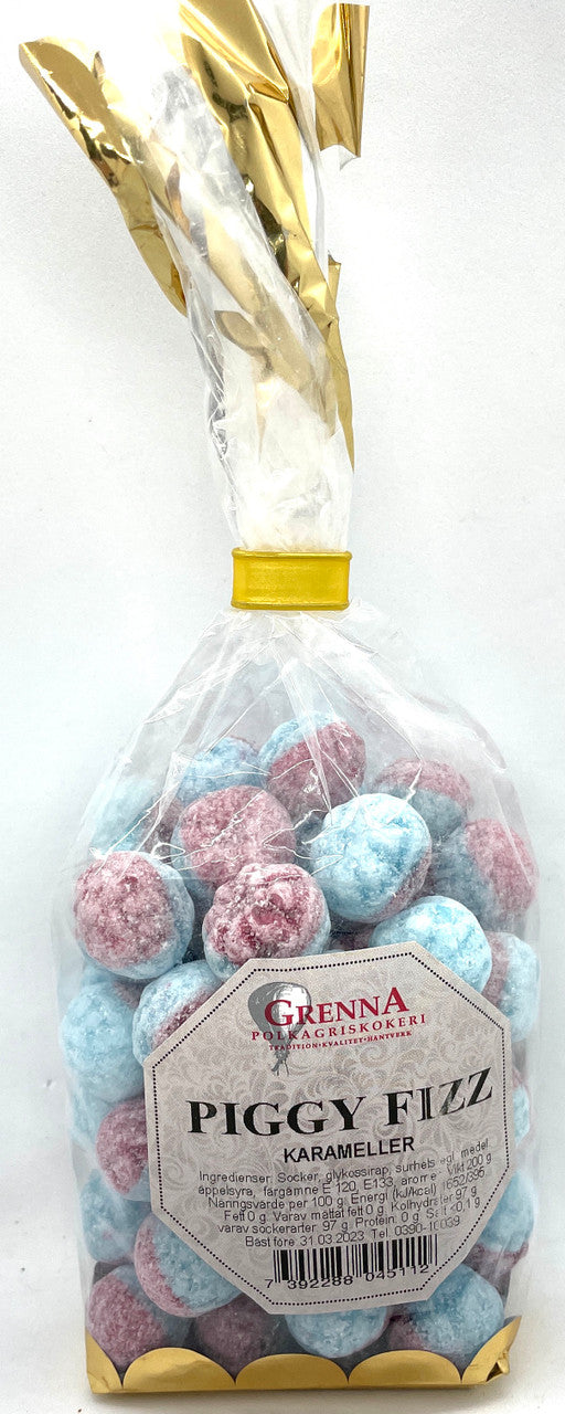 Grenna Brand 'Piggy Fizz' Swedish Candy