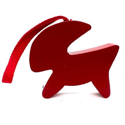 Red Julbuck Ornament 