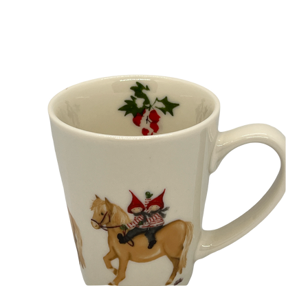 Tomten and Horse Glögg Mug
