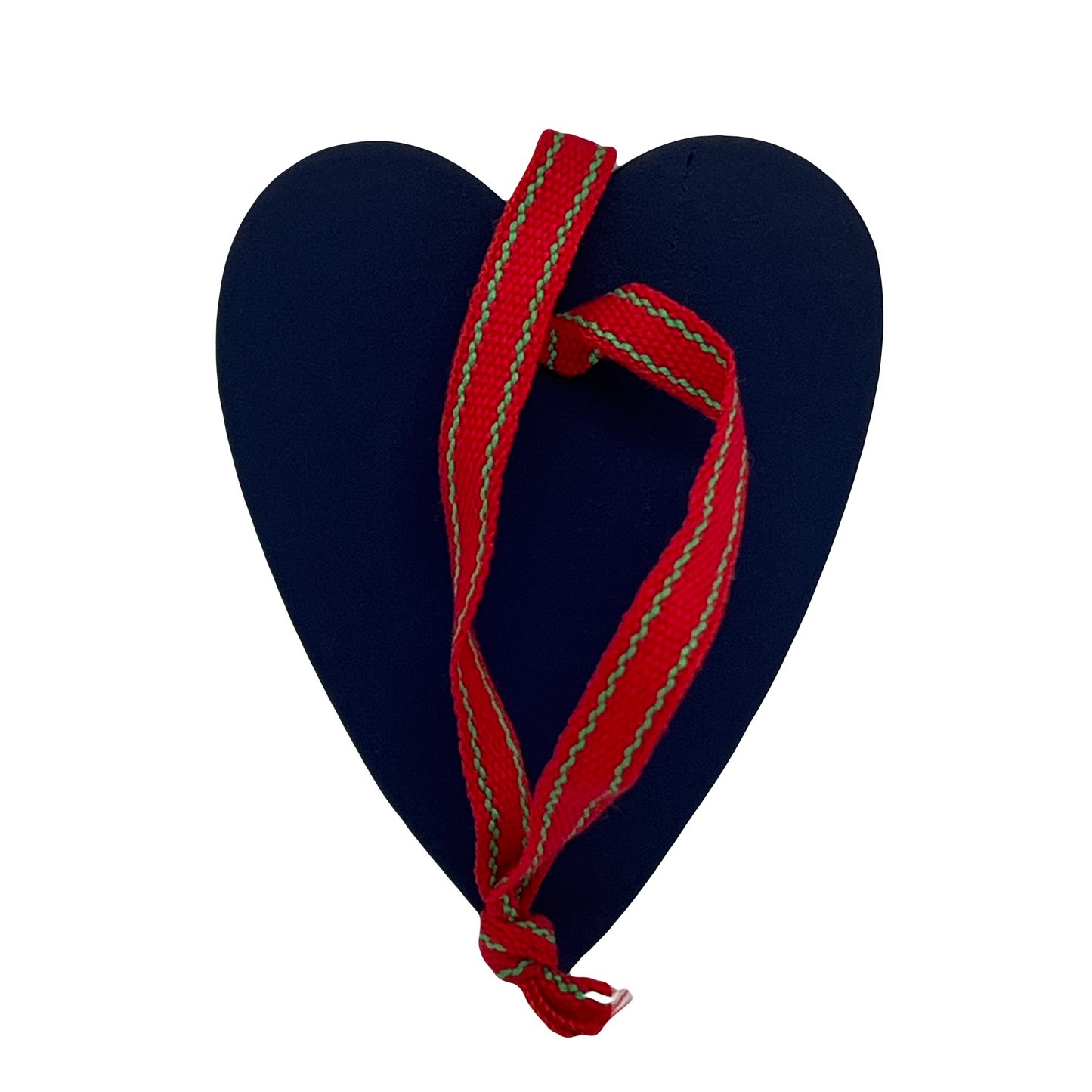 Bullfinch Heart Wood Ornament