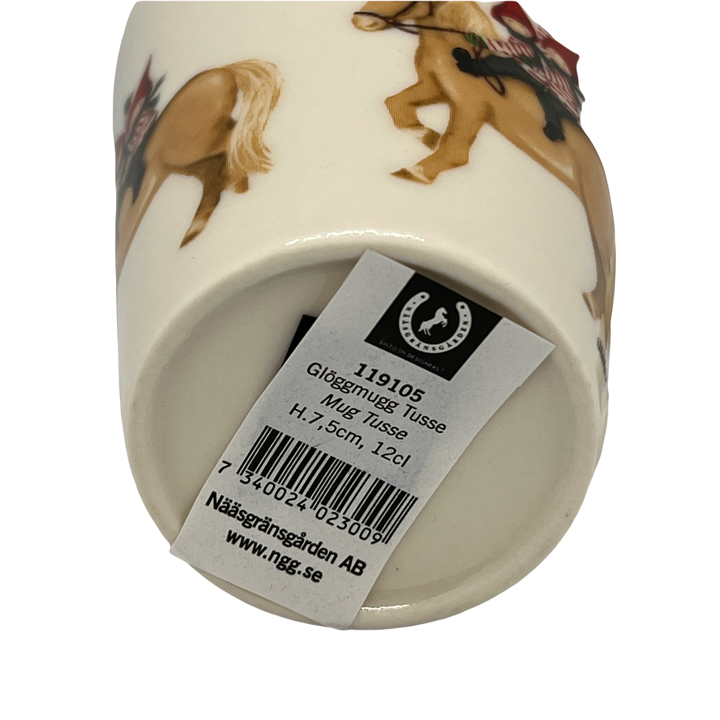 Tomten and Horse Glögg Mug