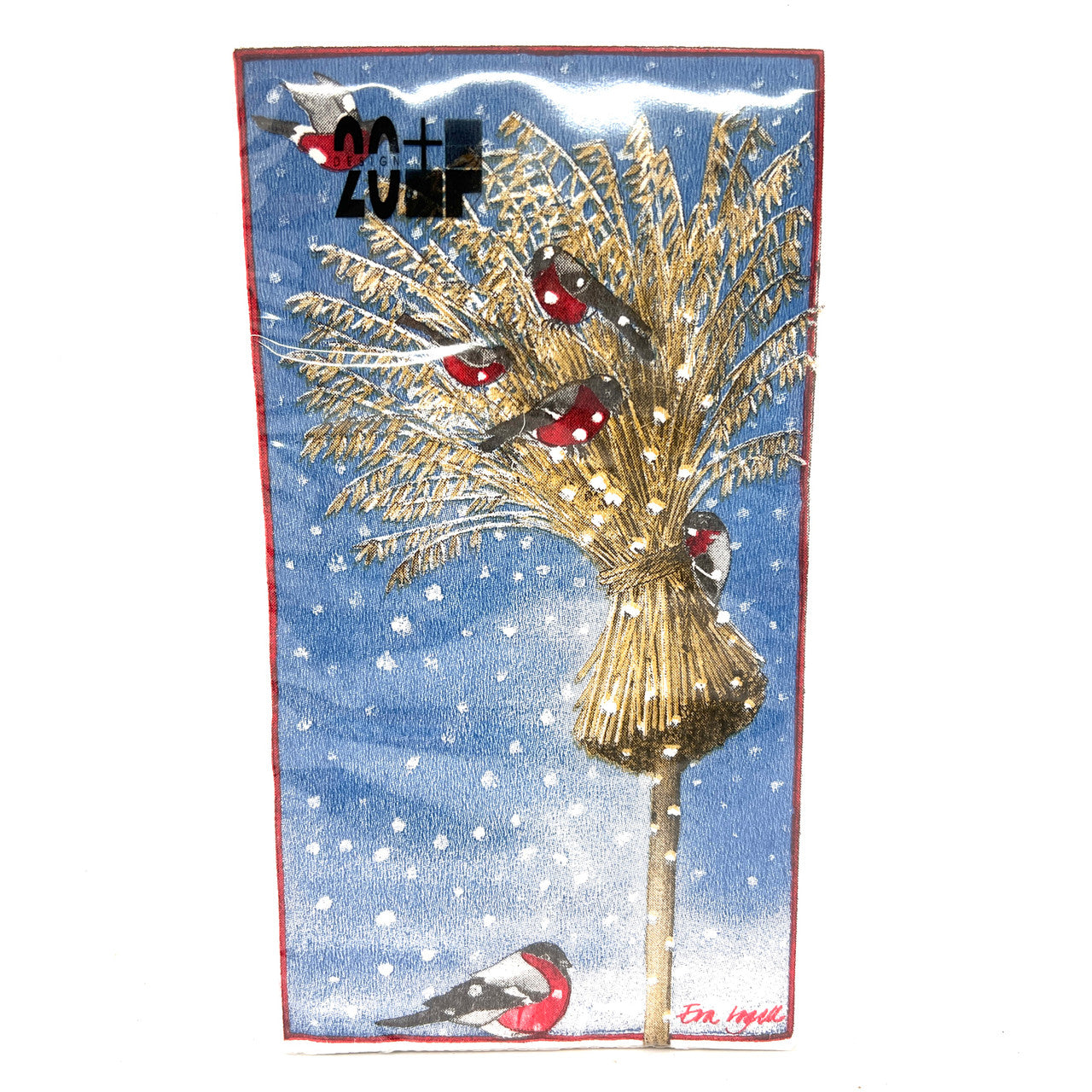 Bullfinch Straw Feeder Banquet Napkins