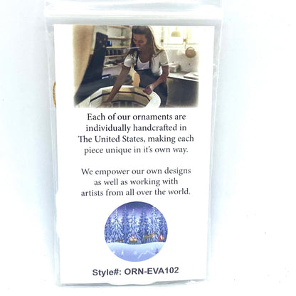 Gift Delivery Ceramic Ornament