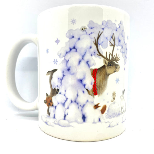 Reindeer and Animals Coffee Mug