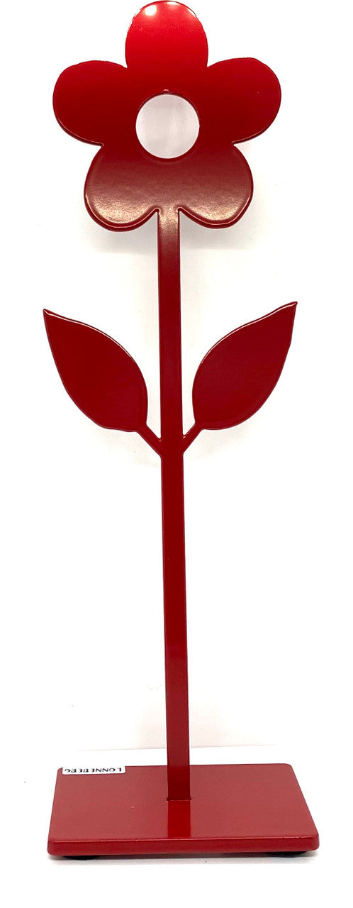 Metal Flower (red)
