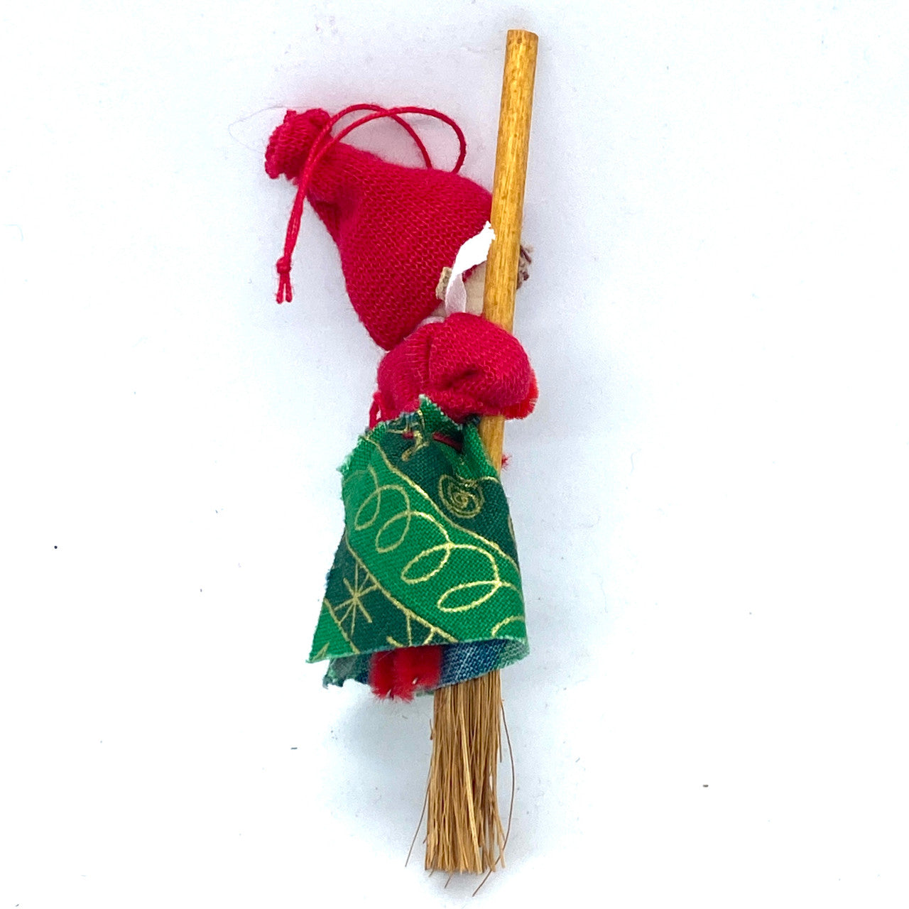 Tomtegirl W/Broom Ornament