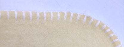 Yellow Swedish Dala Horse  Baby Blanket