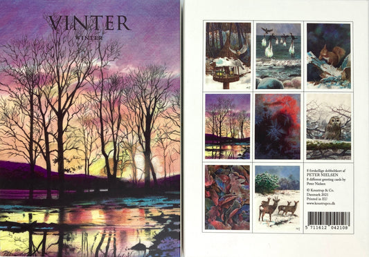Vinter Danish Folk Art Notecards