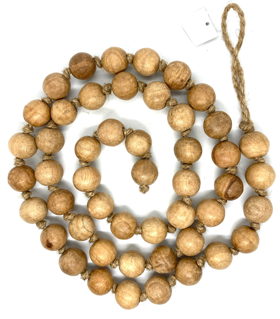 Light Wood Bead String