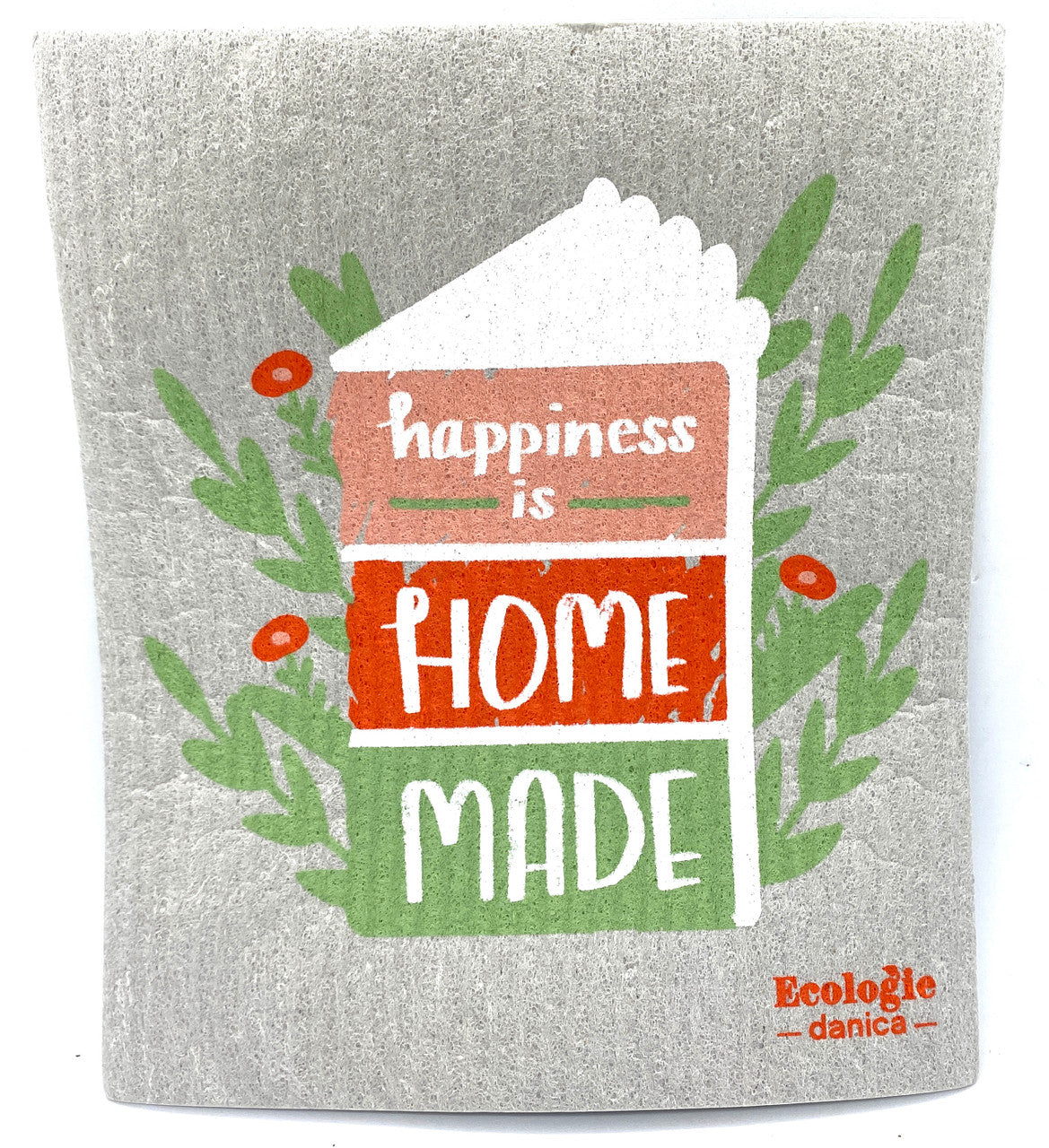 Happiness is Homemade Swedish Dishcloth