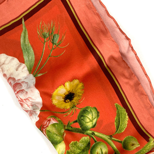 Orange Silk Scarf