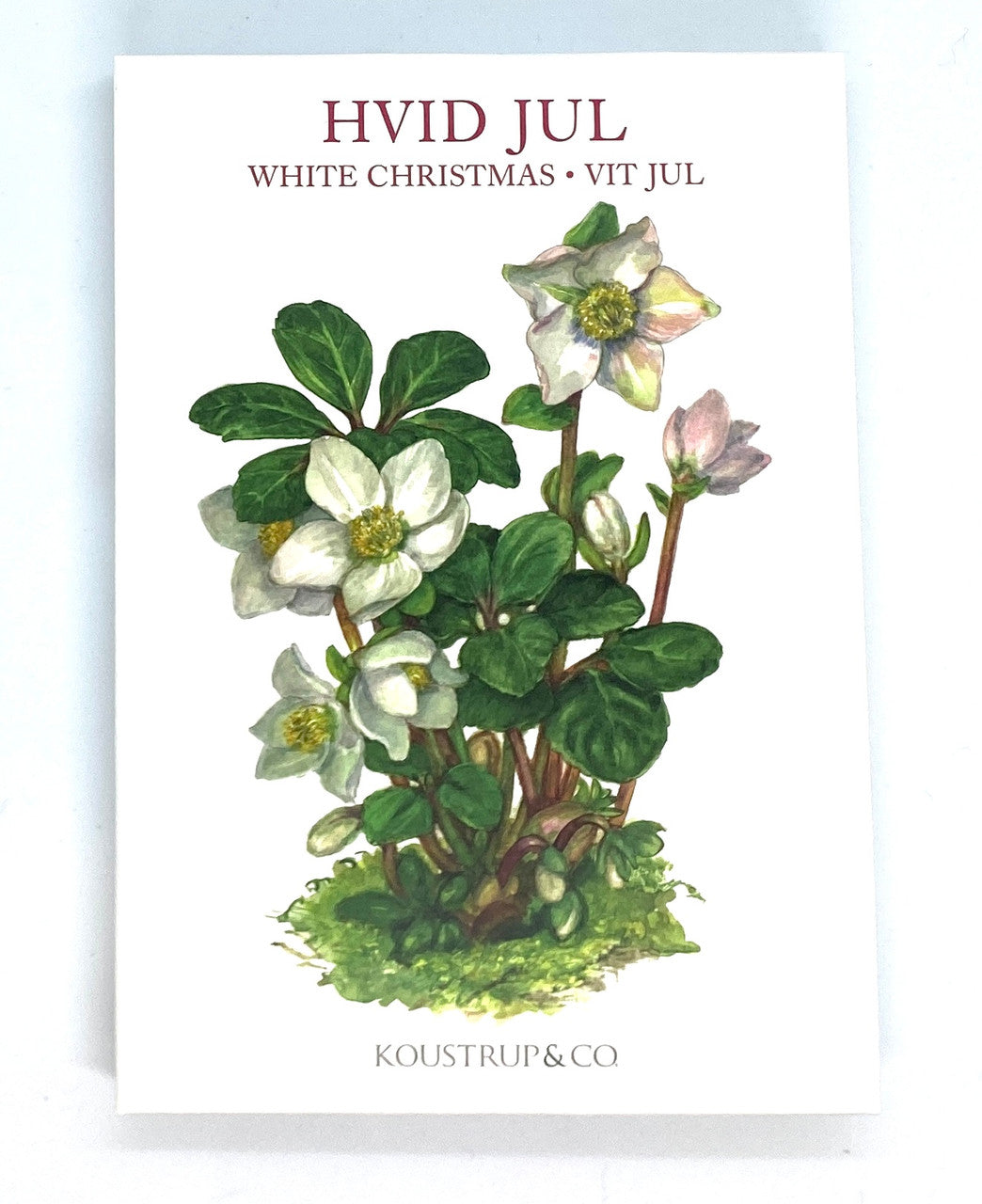 Hvid Jul Danish Danish Christmas Cards