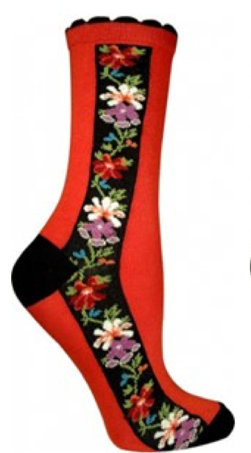 Ozone Nordic Stripe Socks (red)