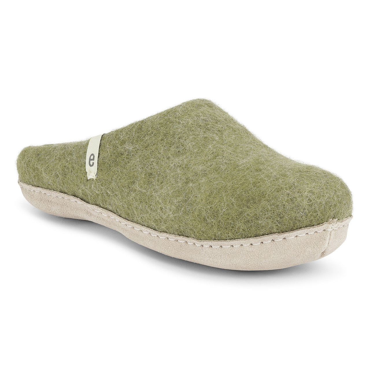 Egos Danish Slippers (moss green)