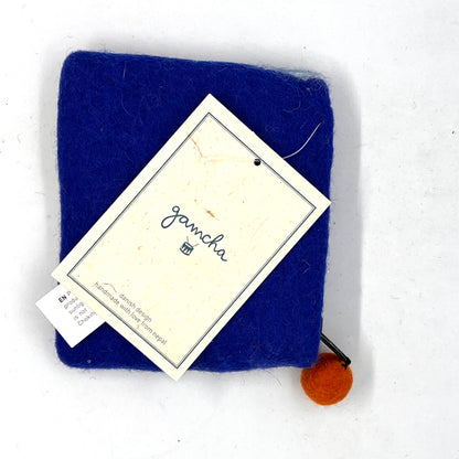 Snowy Fox Felted Coin Purse