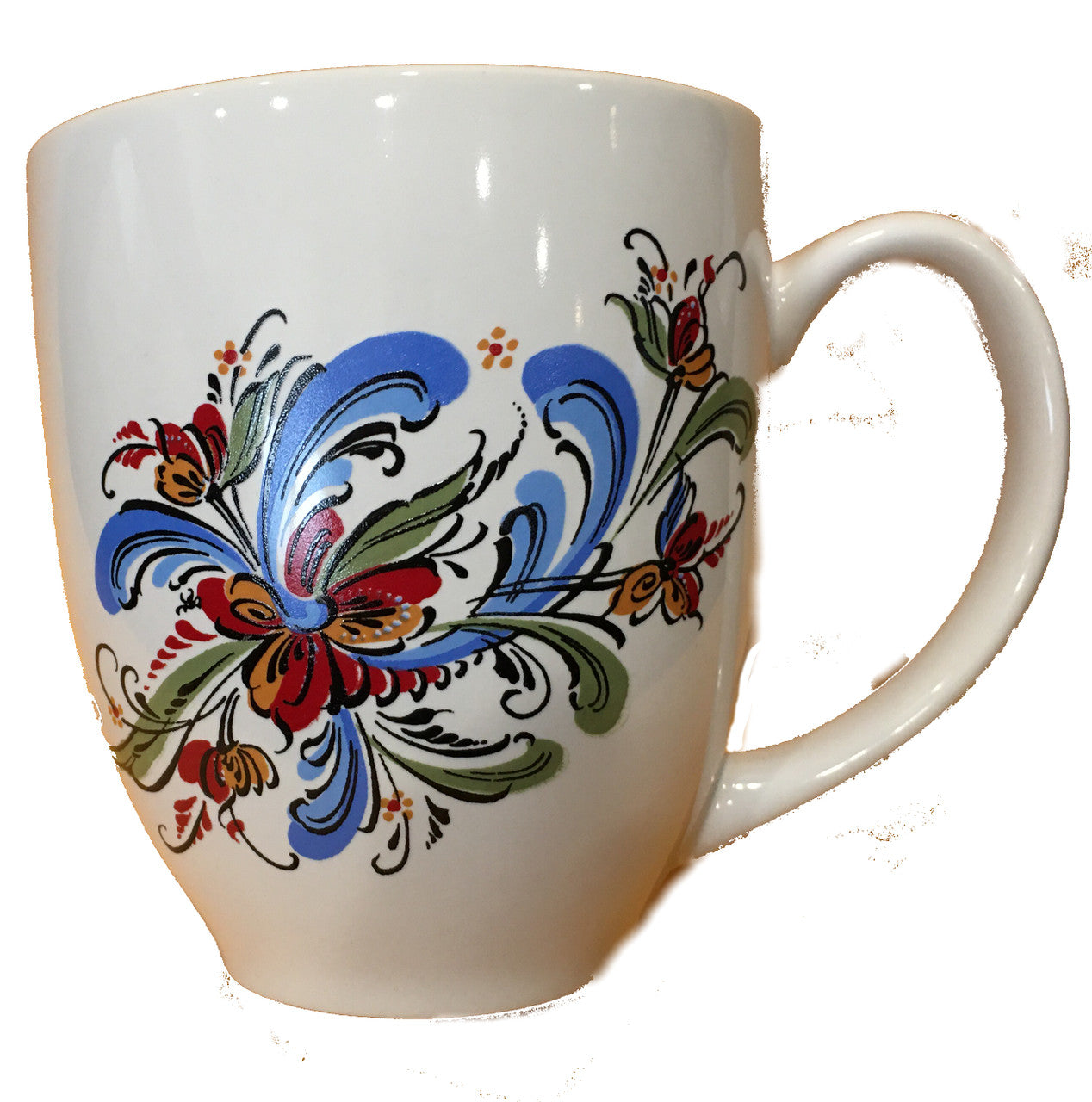 Swedish Folk Art Bistro Mug