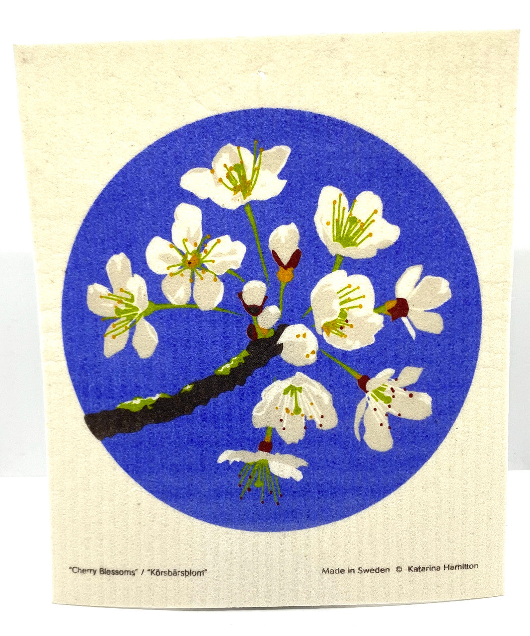 Cherry Blossom Swedish Dishcloth