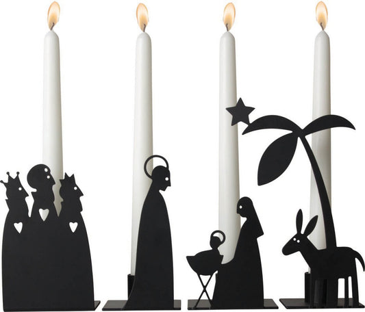 Ljusstake Nativity Candle Holders