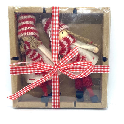 Scandinavian Sisters Ornaments