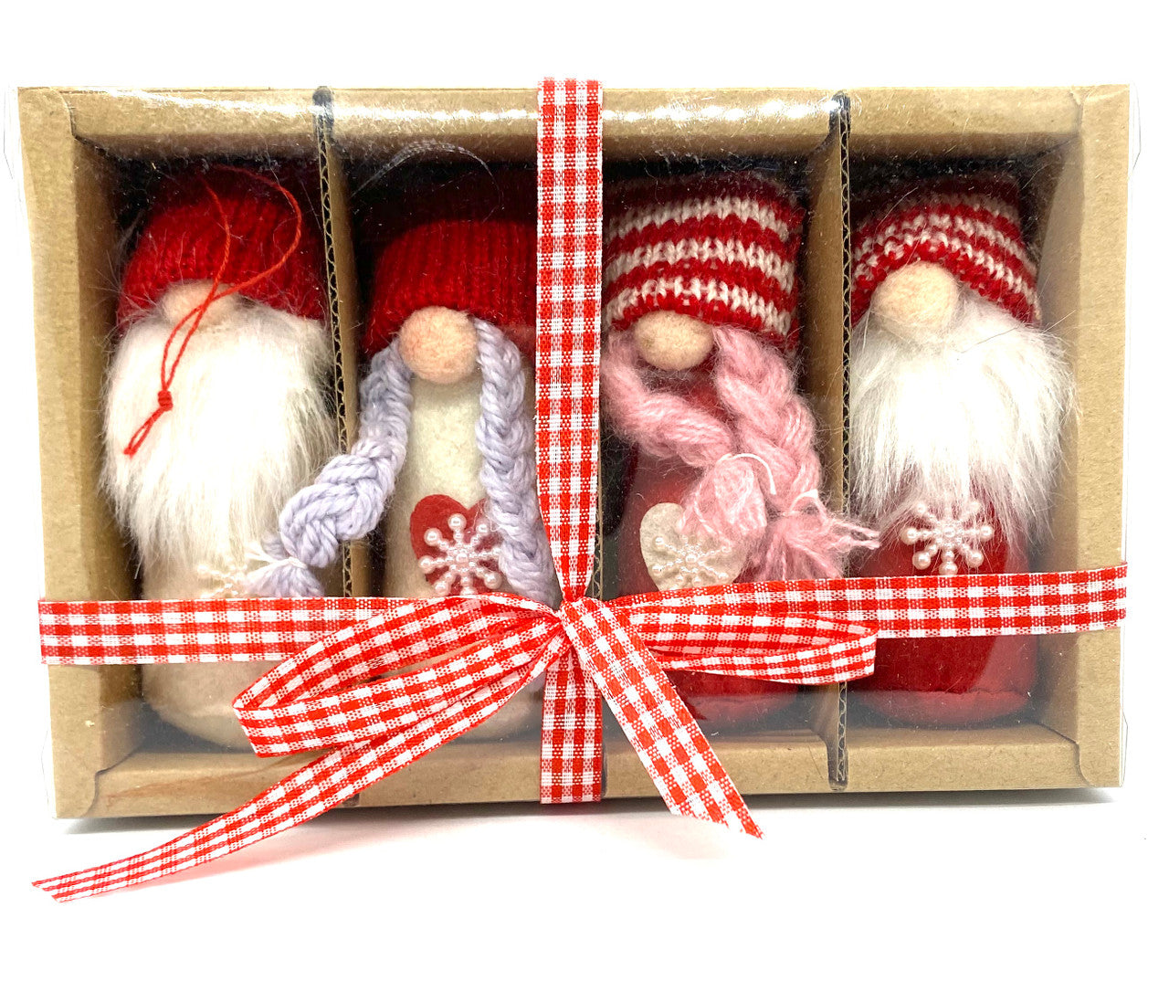 Snowflake Tomten Ornaments