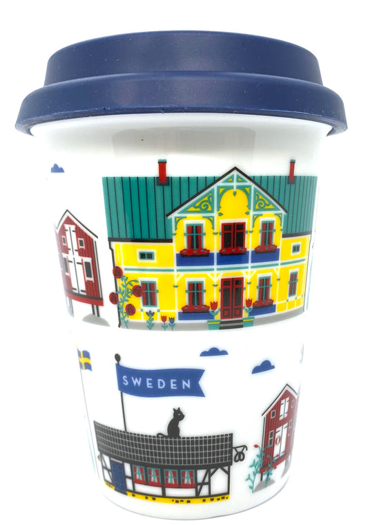 Swedish Buildings To Go Mug