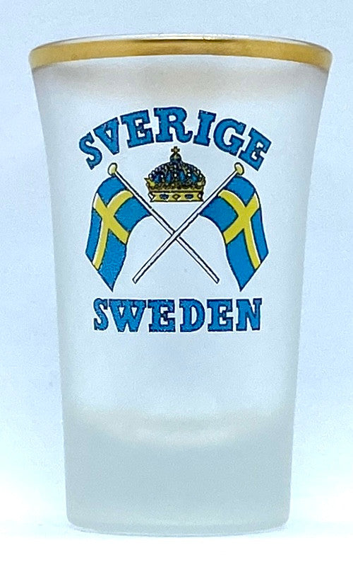 Swedish Flag Shot Glass