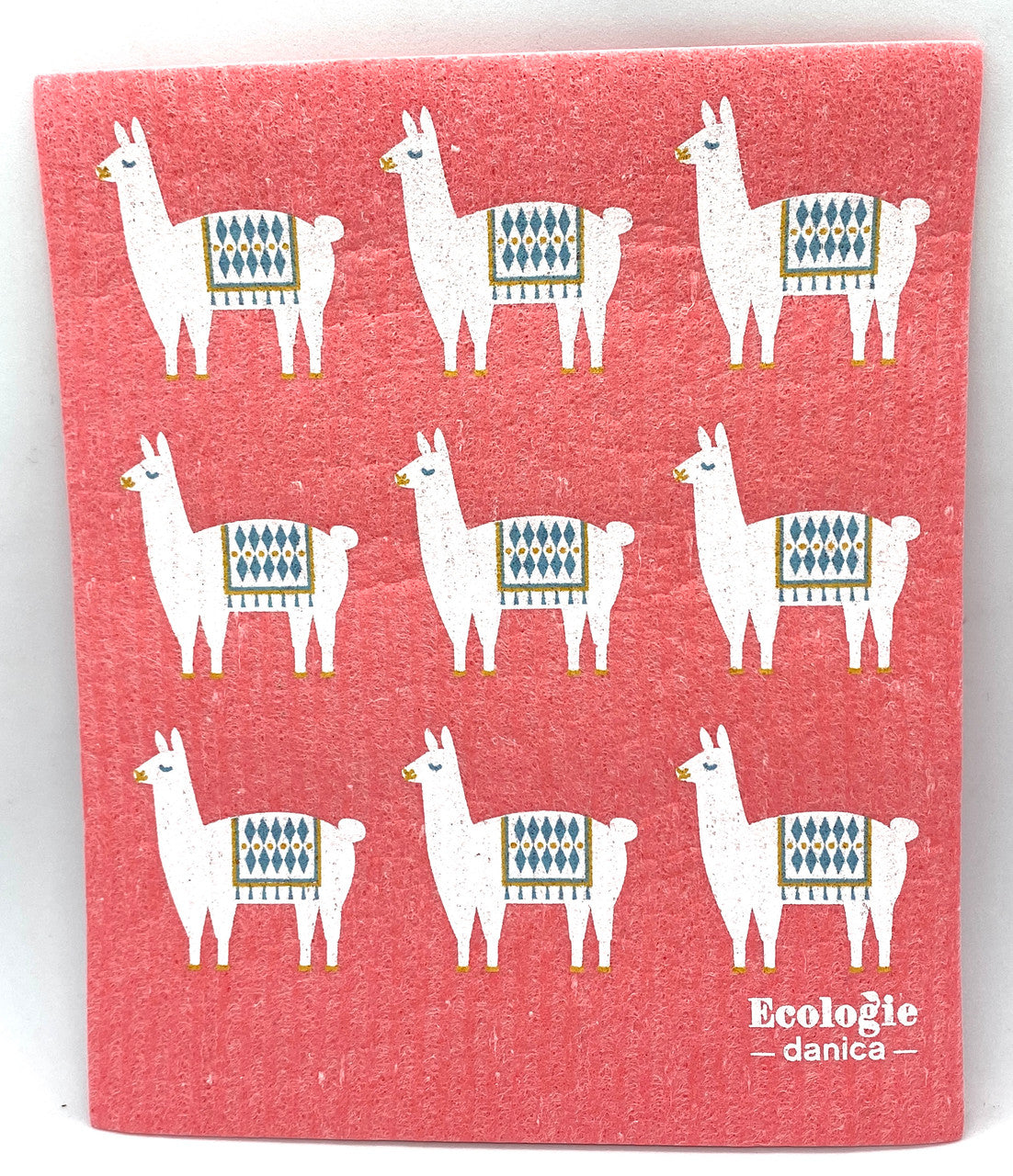 Lupe Llama Swedish Dishcloth