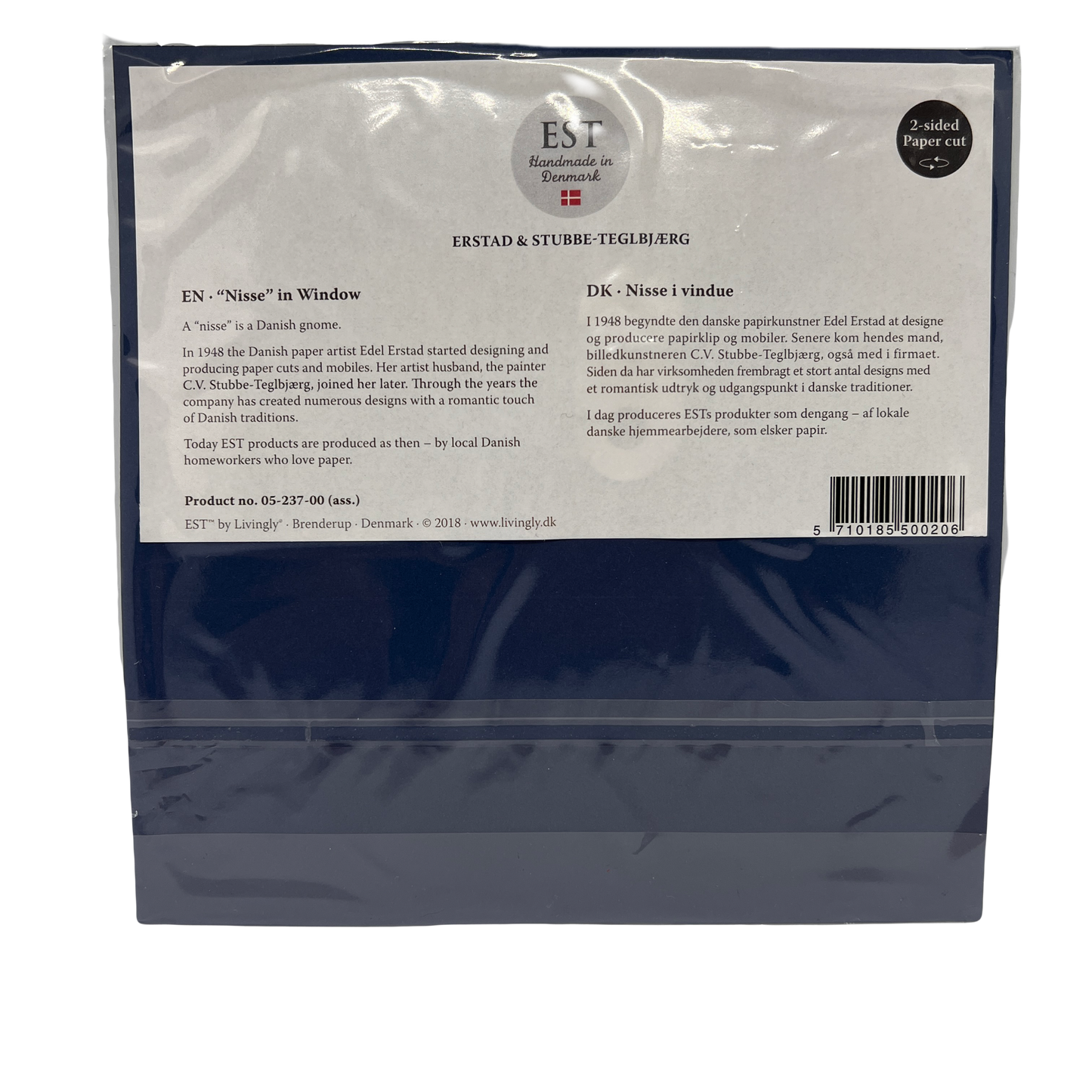 Nisse in Window Ornament