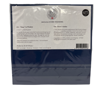 Nisse in Window Ornament