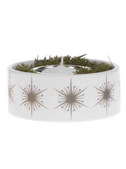 candle and foliage not included