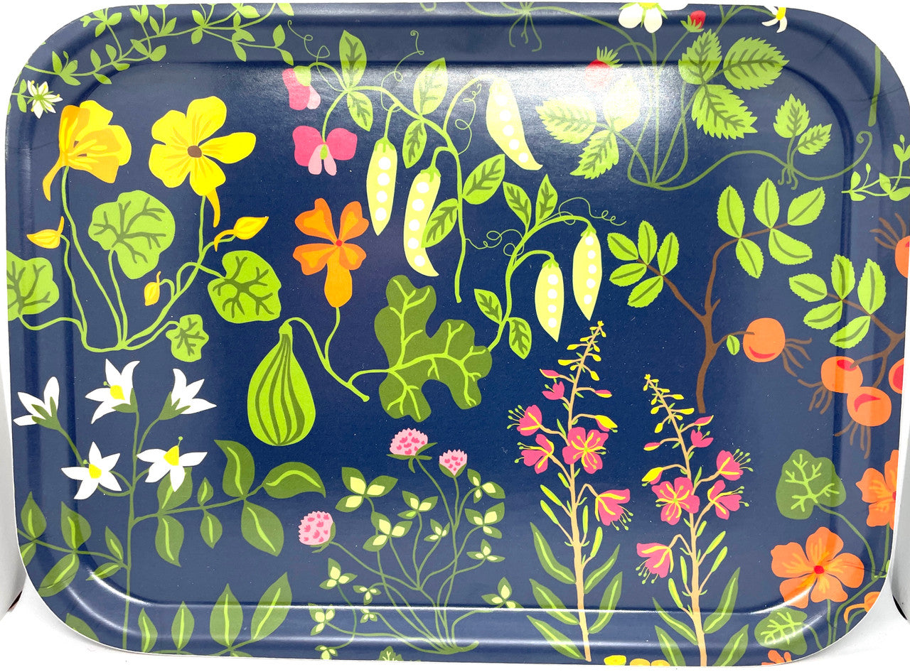 Leksand Blue Birch Serving Tray
