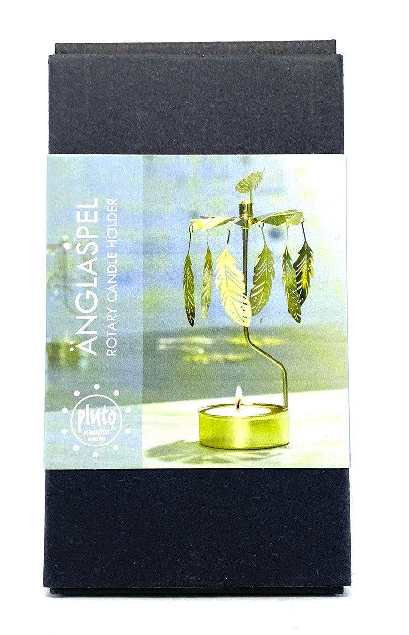 Feather Rotary Candle Holder