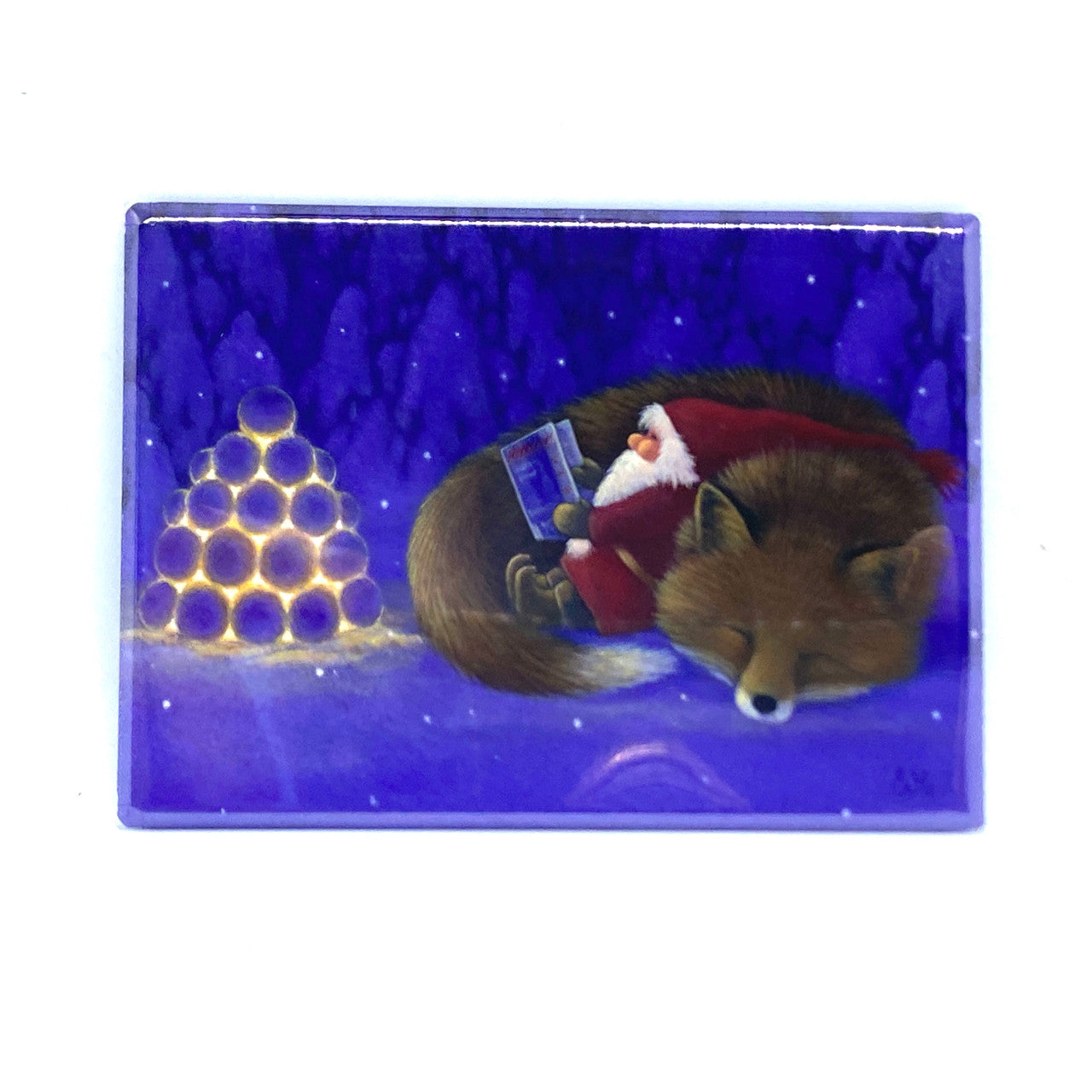 Tomten and Fox Magnet