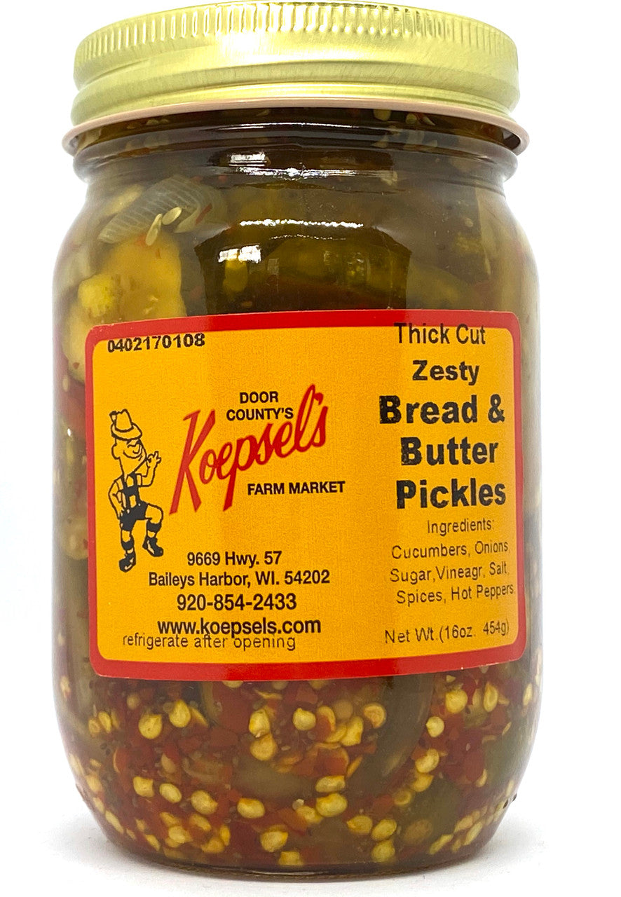 Koepsel's Zesty Bread & Butter Pickles