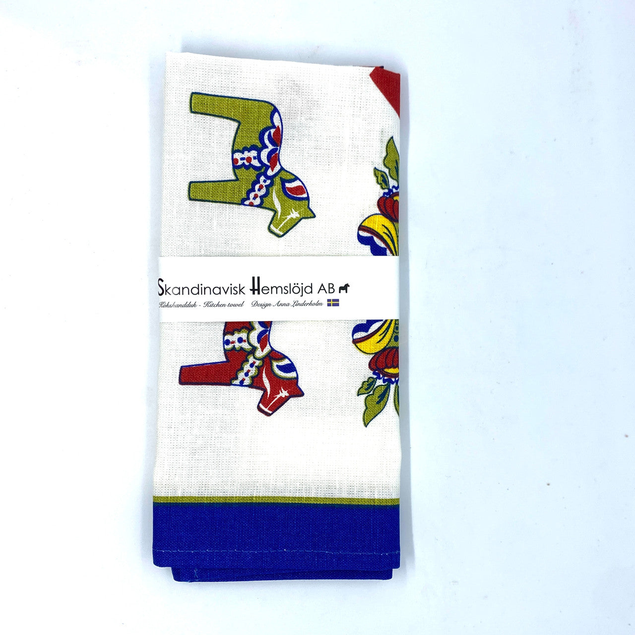 Swedish Folk Art Kitchen Towel
