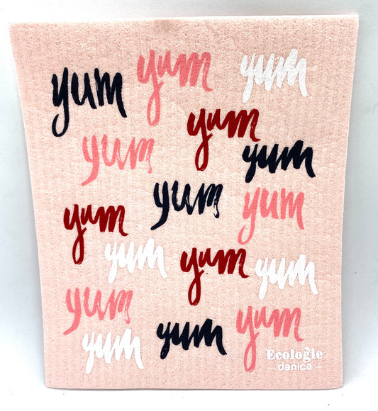 Yum Yum Swedish Dishcloth