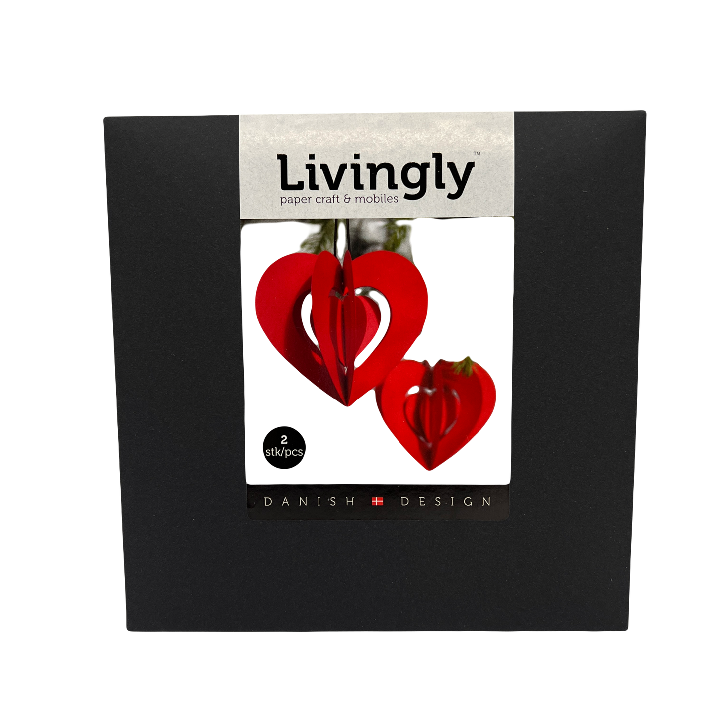 Clara Hearts Hanging Art