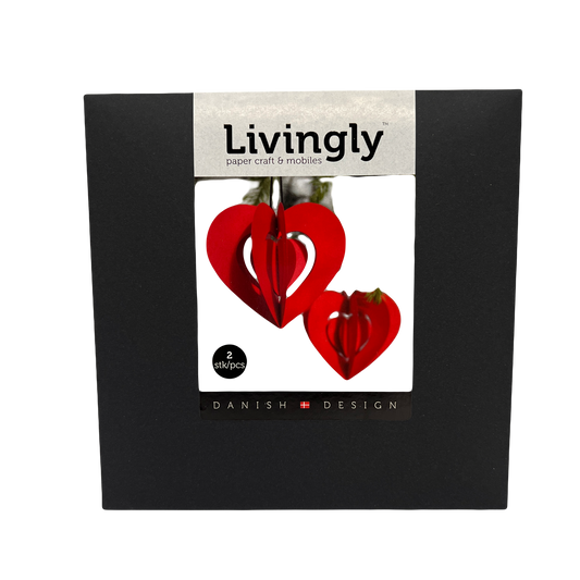 Clara Hearts Hanging Art