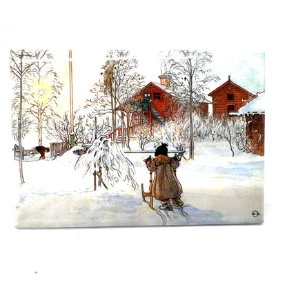 Carl Larsson Winter Magnet