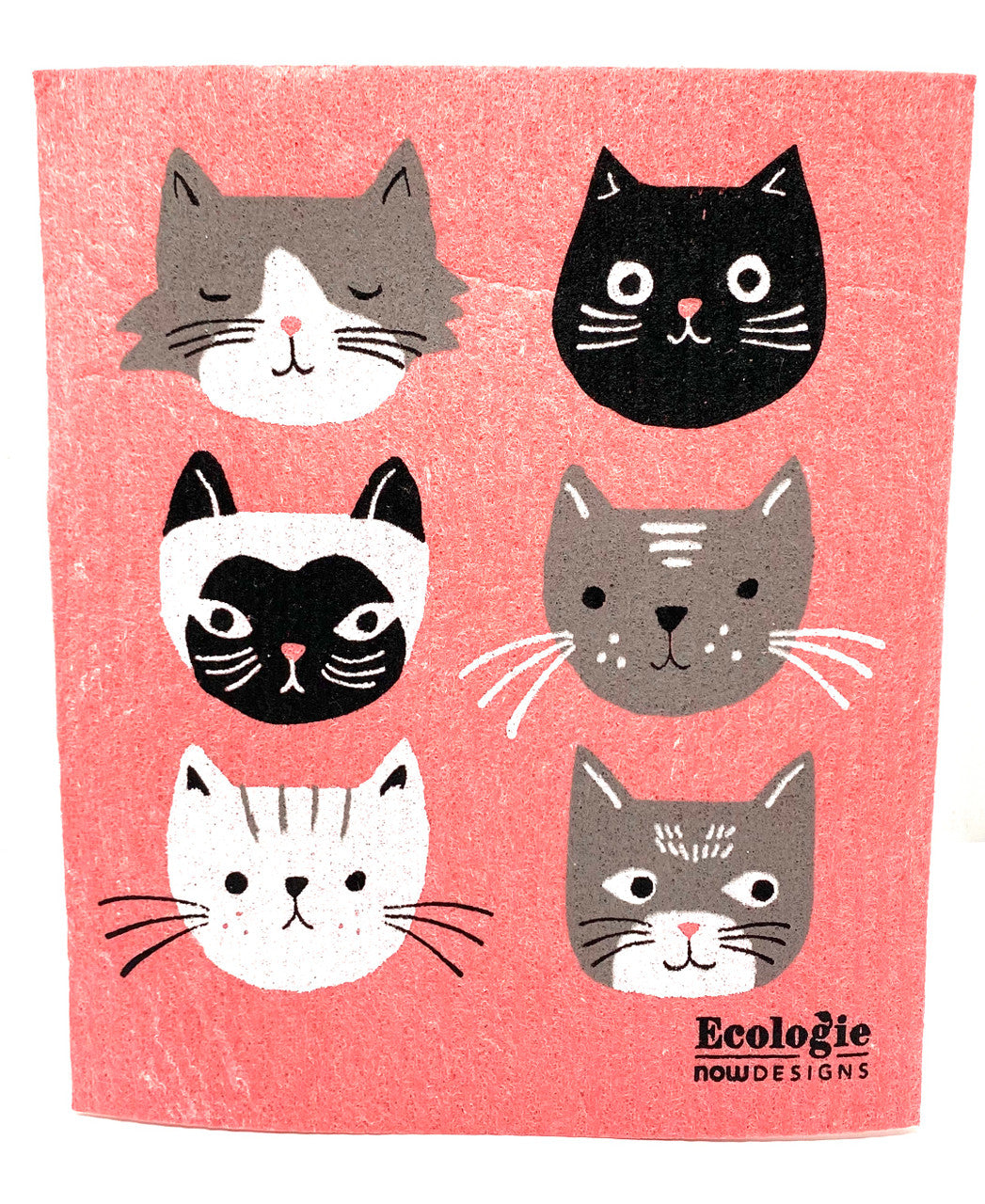 Pretty Kitties Swedish Dishcloth