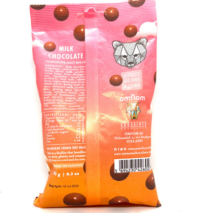 OmNom Krunch Milk Chocolate Malt Balls