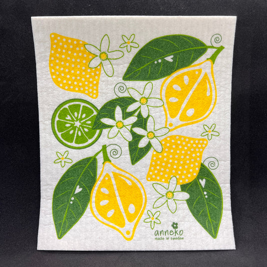 Lemon and Lime Swedish Dishcloth